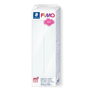 Fimo 8021-0 Полимерная глина "Soft" белая