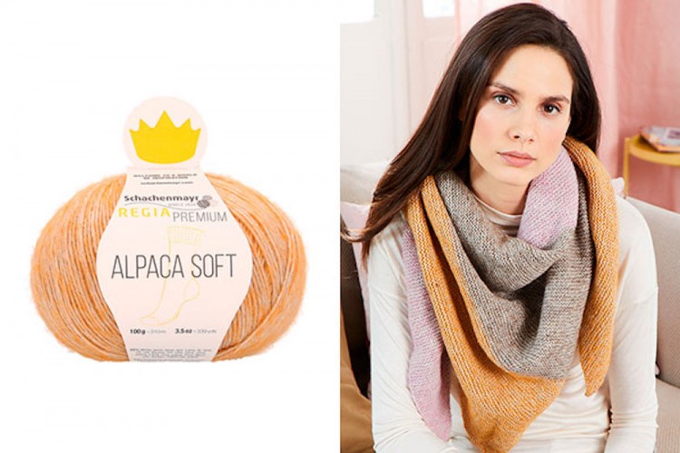 Пряжа для вязания Regia Premium 9801631 Alpaca Soft 4-ply (Альпака Софт 4 нитки)