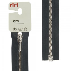 Riri 8351130/65/2110 Молния металлическая, разъемная, 3 мм, 65 см, черный