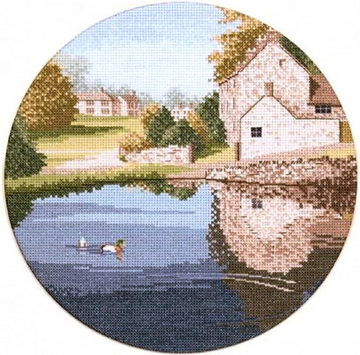 Набор для вышивания Heritage JCDP242E Duck Pond (Утиный пруд)