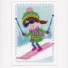 Набор для вышивания Vervaco PN-0147936 Лыжница