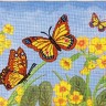 Набор для вышивания Schaefer 594/14 Бабочки на цветах