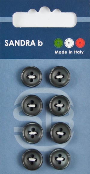 Sandra CARD152 Пуговицы, темно-серый