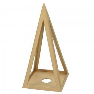Efco 2630596 Подставка для свечи "Пирамида" из папье-маше