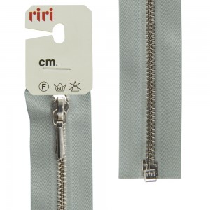 Riri 8351130/65/2118 Молния металлическая, разъемная, 3 мм, 65 см, светло-серый