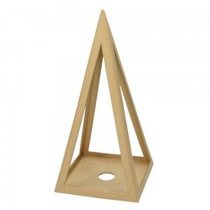 Efco 2630597 Подставка для свечи "Пирамида" из папье-маше