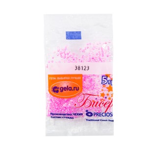 Preciosa Ornela 38123 Розовый бисер 10/0 5 г