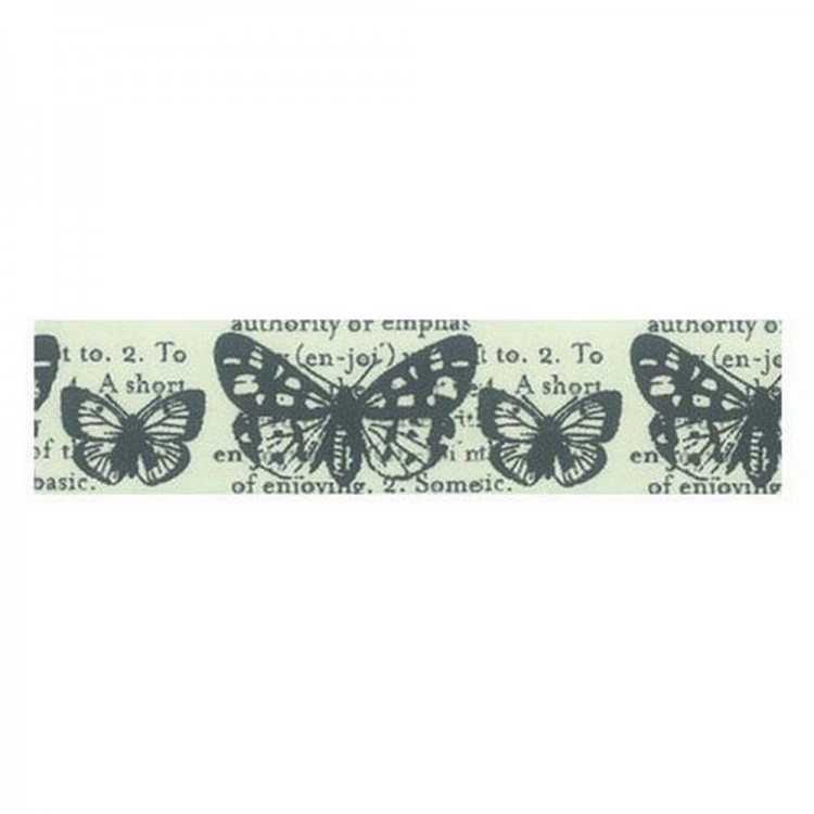 Stamperia SBA138 Лента клейкая декоративная "Бабочки"