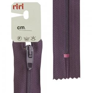 Riri 2518376/20/2510 Молния спираль, неразъемная, 4 мм, 20 см, темно-фиолетовый