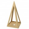 Efco 2630598 Подставка для свечи "Пирамида" из папье-маше