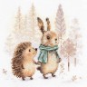 Набор для вышивания Алиса 0-244 Сказки леса. Заяц и ежонок