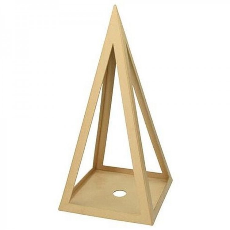 Efco 2630599 Подставка для свечи "Пирамида" из папье-маше