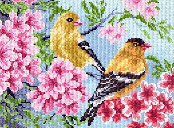 Набор для вышивания Матренин Посад 0011/БН Птицы в саду