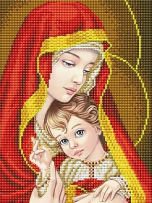 Благовест ААМА-403 Богородица с младенцем (в золоте)