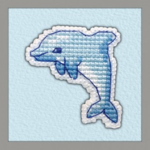 Овен 1096 Значок-дельфин