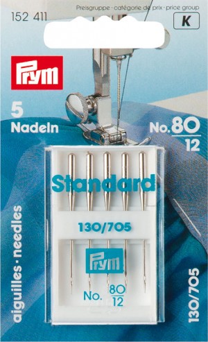Prym 152411 Иглы для швейных машин 130/705 Н №80