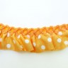 Matsa 5958342/82 Рюш декоративный "в горошек", ширина 20 мм, цвет оранжевый