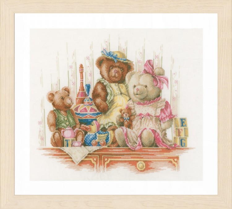 Набор для вышивания Lanarte PN-0168381 Bears and toys