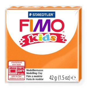 Fimo 8030-4 Полимерная глина для детей Kids оранжевая