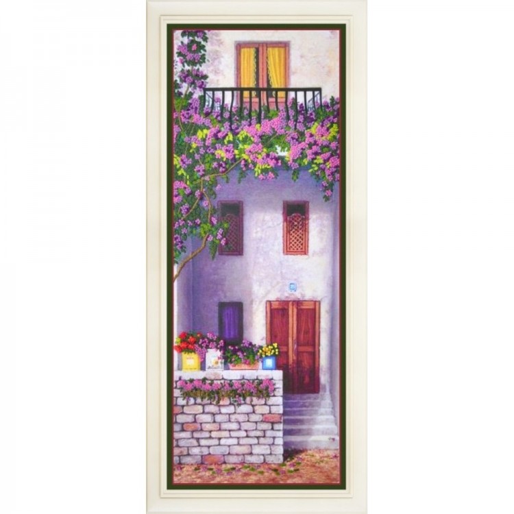 Набор для вышивания Olanta R-029 Цветущий балкон 2