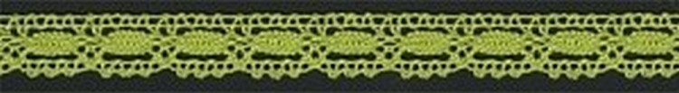 IEMESA 1798/21 Мерсеризованное хлопковое кружево, ширина 15 мм, цвет лайма