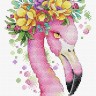 Набор для вышивания Жар-Птица В-547 Летний фламинго