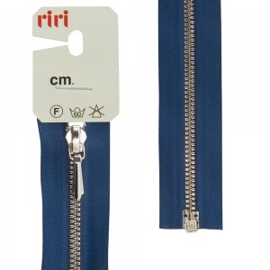 Riri 8351130/65/2626 Молния металлическая, разъемная, 3 мм, 65 см, кобальт синий