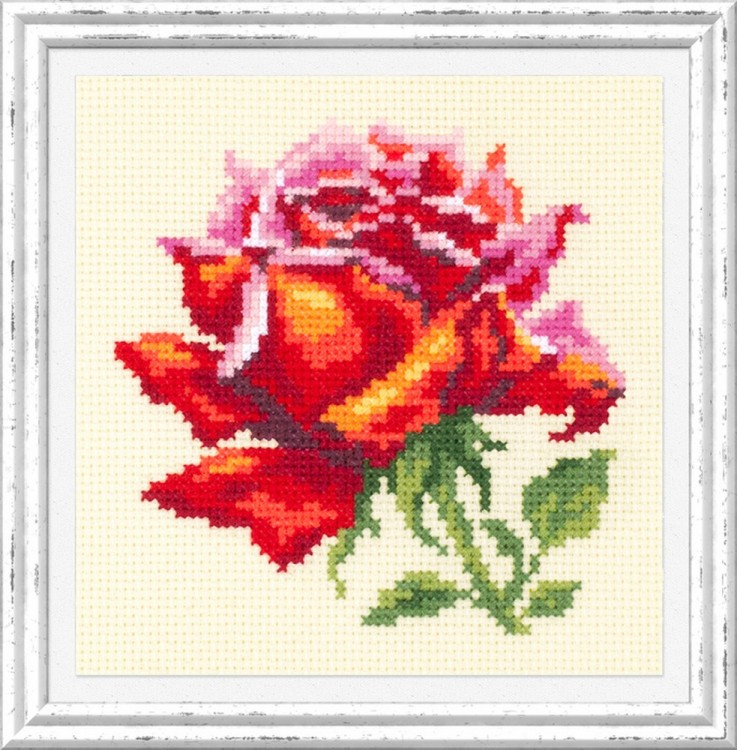 Набор для вышивания Чудесная игла 150-003 Красная роза