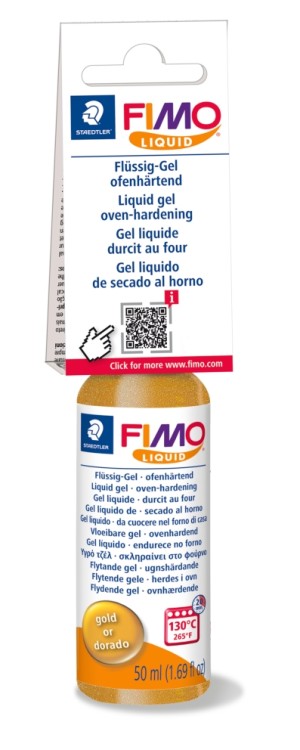 Fimo 8050-11 Liquid декоративный гель золотой