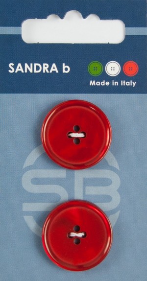 Sandra CARD059 Пуговицы, красный