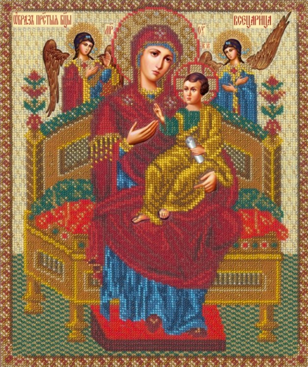 Набор для вышивания Русская искусница 506 Богородица Всецарица