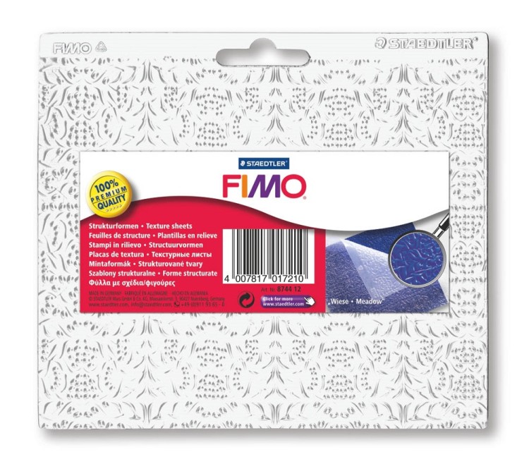 Fimo 8744-12 Текстурный лист Луг