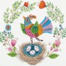 Набор для вышивания Панна PT-1953 (ПТ-1953) Певчая птичка