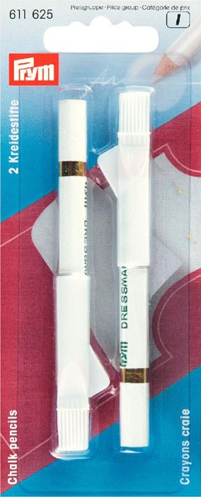 Prym 611625 Меловые карандаши со стирающей кисточкой