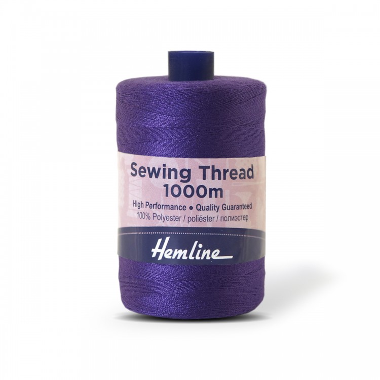 Hemline N4124.250 Нить универсальная для шитья, фиолетовый