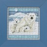 Набор для вышивания Mill Hill MH144305 Белые медведи