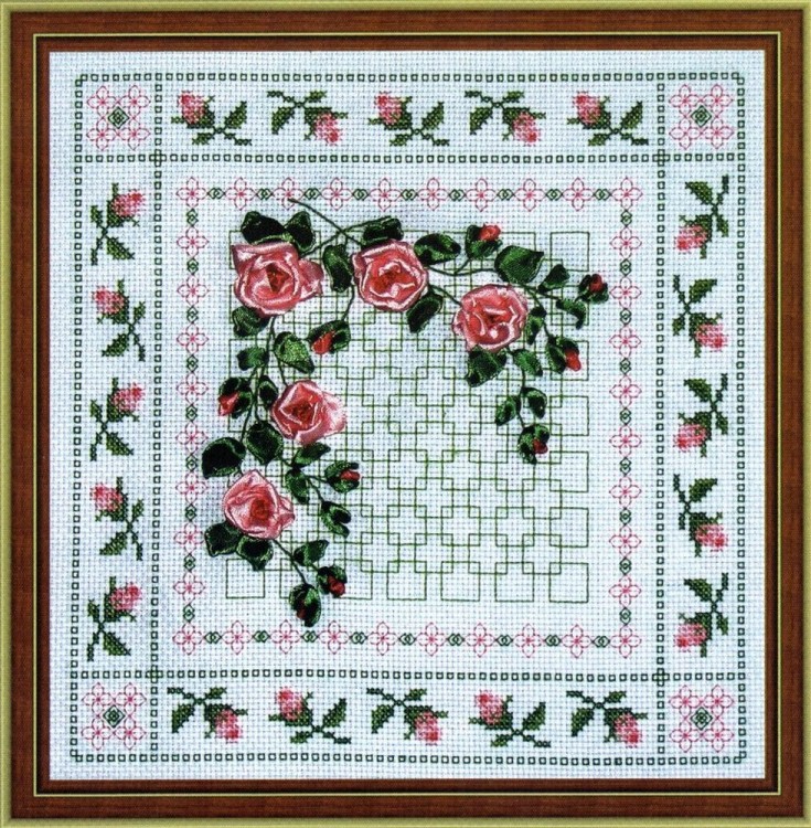 Набор для вышивания Панна C-0554 (Ц-0554) Плетистая роза