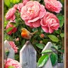 Алмазная живопись АЖ-1743 Птичка в саду