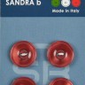 Sandra CARD061 Пуговицы, бордовый