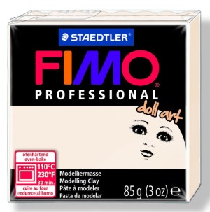 Fimo 8027-03 Пластика для изготовления кукол Professional doll art полупрозрачный фарфор