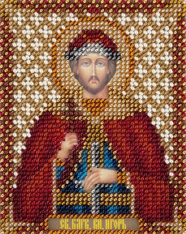 Набор для вышивания Панна CM-1876 (ЦМ-1876) Икона Святого Благоверного Князя Игоря Черниговского