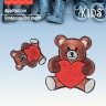 Prym 925260 Термоаппликация "Медвежонок с сердечком"