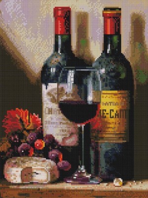 Белоснежка 3436-ST-S Вино, сыр и виноград