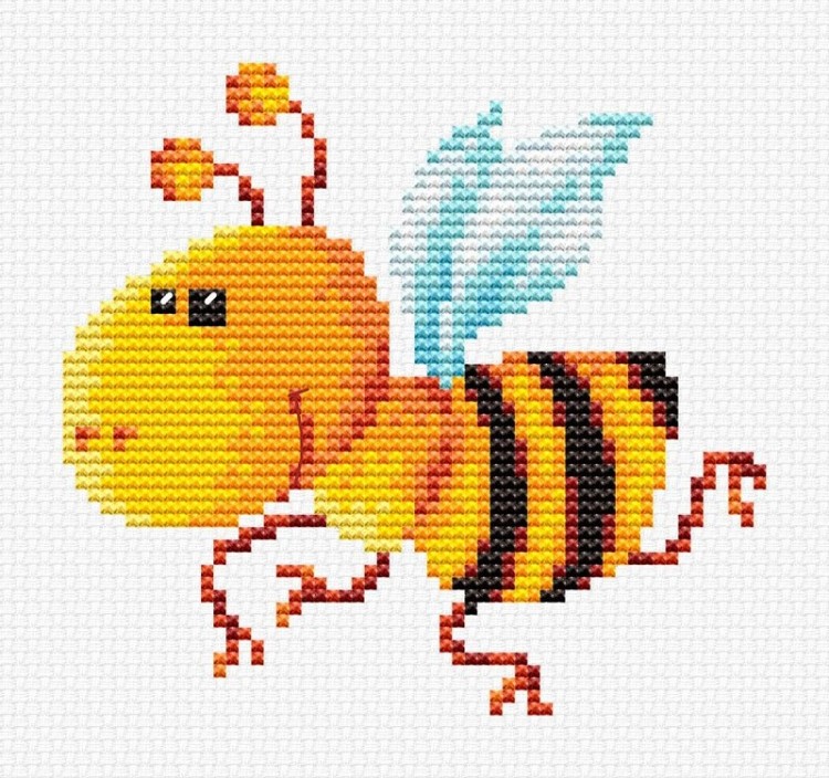 Набор для вышивания Каролинка КТКН 028 (Р) Пчелка