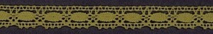 IEMESA 1798/61 Мерсеризованное хлопковое кружево, ширина 15 мм, цвет травяной