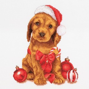 Thea Gouverneur 730A Christmas Puppy (Рождественский щенок)