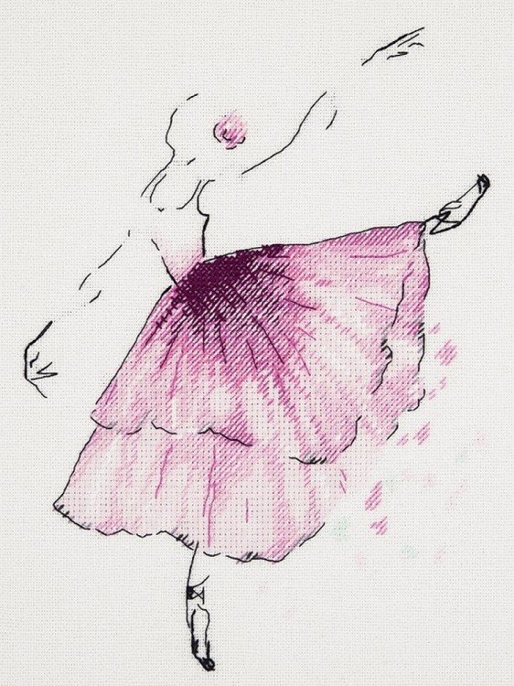 Набор для вышивания Панна C-1886 (Ц-1886) Балерина. Анемон