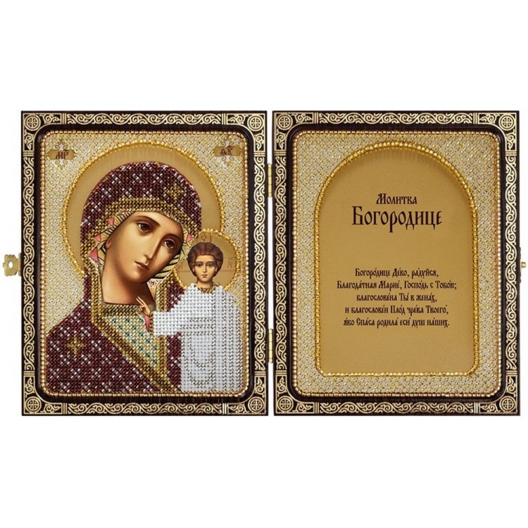 Набор для вышивания Нова Слобода СЕ7102 Образ Казанской Пре Св.Богородицы