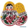 Набор для вышивания Радуга бисера В-541 Матрешка Семеновская