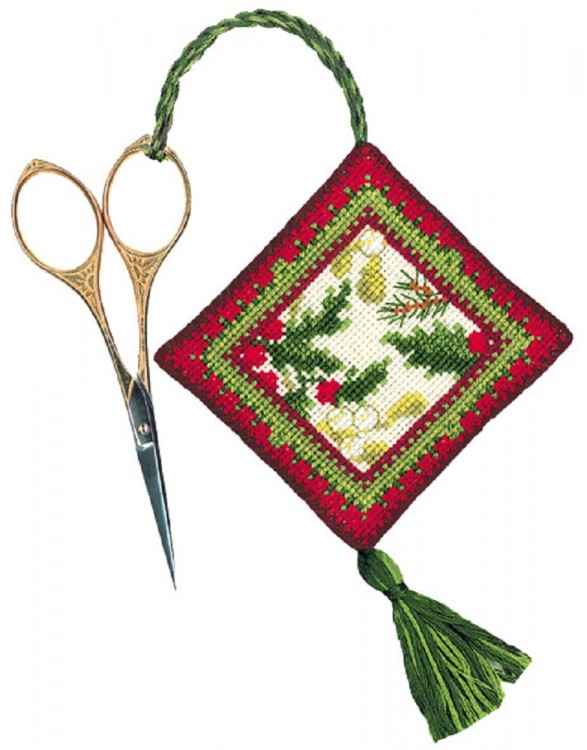 Набор для вышивания Le Bonheur des Dames 3351 Аксессур для ножниц "Porte Ciseaux Hiver (Зима)"